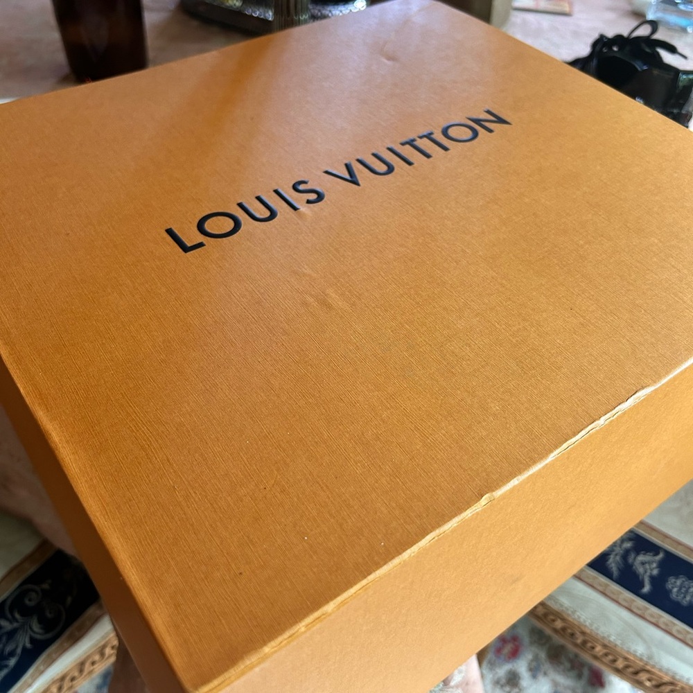 Louis Vuitton Black and Gold Monogram Sneakers - Picture 6 of 6